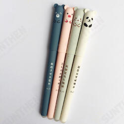 4 Pcs Cartoon Erasable Gel Pen Blue Black Ink Gel Pen Art Set School Office Stationery Writing Supply Creative Gifts for Kids 4 Pcs Cartoon Erasable Gel Pen Blue Black Ink Gel Pen Art Set School Office Stationery Writing Supply Creative Gifts for Kids