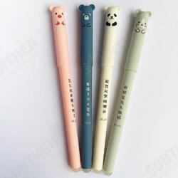 4 Pcs Cartoon Erasable Gel Pen Blue Black Ink Gel Pen Art Set School Office Stationery Writing Supply Creative Gifts for Kids 4 Pcs Cartoon Erasable Gel Pen Blue Black Ink Gel Pen Art Set School Office Stationery Writing Supply Creative Gifts for Kids