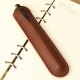 6.1 inch x 1.45 inch Retro Leather Fountain Pen Case Cover Pencil Holder Sleeve Case Pouch