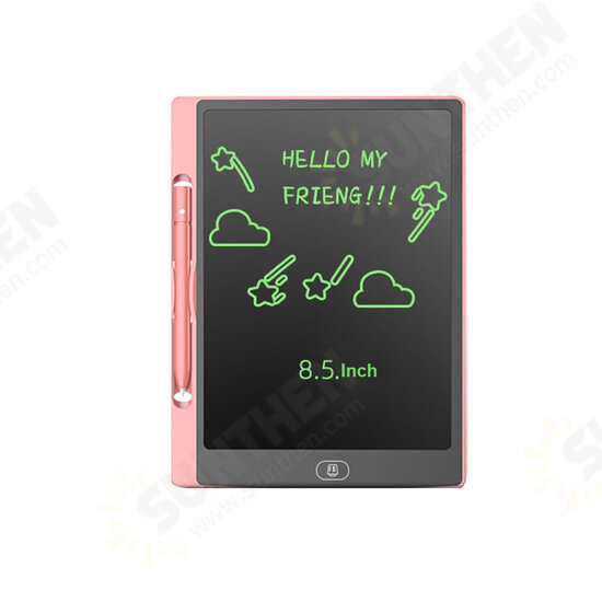 8.5inch LCD Writing Pad Electronic Handwriting Board Painting Graffiti Drafting Home Notice Board For Children Home Decor