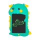 LCD Writing Tablet Paperless Monochrome Green Handwriting Eye Protection for Child Learning Doodle Board Cut Dragon Gift for Kids