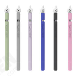 Anti-scroll Pencil Silicone Protective Pouch Cap Cute Cartoon Nib Cover Protective case Skin For Apple Pencil 1 2 Generation Anti-scroll Pencil Silicone Protective Pouch Cap Cute Cartoon Nib Cover Protective case Skin For Apple Pencil 1 2 Generation
