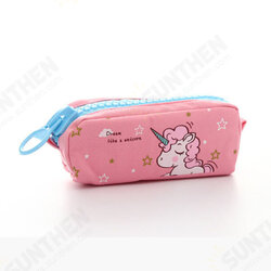 Cartoon Unicorn Canvas Large Capacity Creative Pencil Case Cartoon Unicorn Canvas Large Capacity Creative Pencil Case