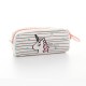 Cartoon Unicorn Canvas Large Capacity Creative Pencil Case