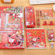 Christmas Stationery Set Pencil Eraser Ruler Sharpener Pencil case Primary School Holiday Gift