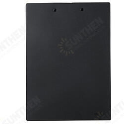 9224 A4 PVC Clip Board Portable Black Writing Board Clipboard Office School Meeting Accessories With Metal Clip 9224 A4 PVC Clip Board Portable Black Writing Board Clipboard Office School Meeting Accessories With Metal Clip