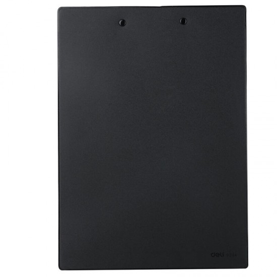 9224 A4 PVC Clip Board Portable Black Writing Board Clipboard Office School Meeting Accessories With Metal Clip