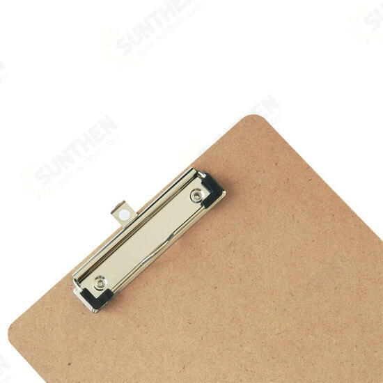 9226 A4 Wooden Clip Board Portable Writing Board Clipboard Office School Meeting Accessories With Metal Clip