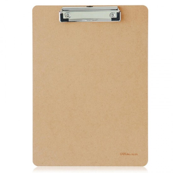 9226 A4 Wooden Clip Board Portable Writing Board Clipboard Office School Meeting Accessories With Metal Clip