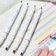 S740 6 Pcs/set Dual-head Highlighters Fluorescent Pens Set Hand Painting Artist Marker Pens Gifts for Kids Childrens