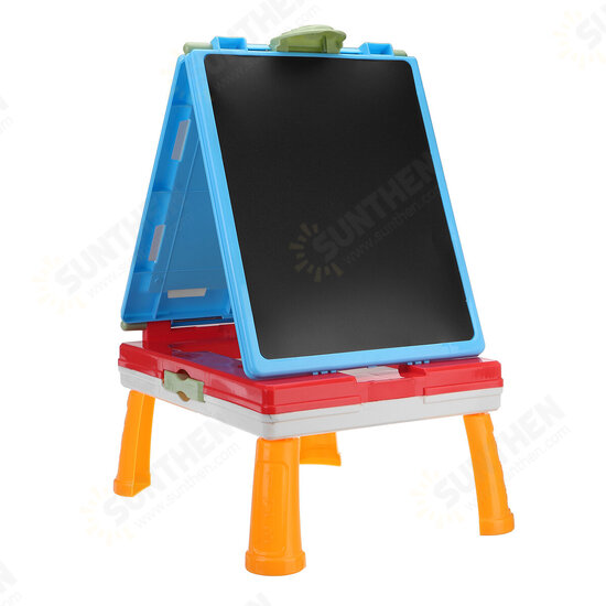 Double Sided Kids Easel Drawing Board Magnetic Display Blackboard Early Childhood Education Supplies Home School