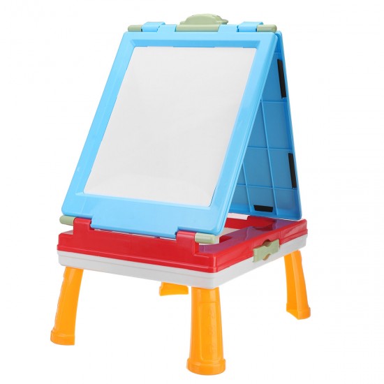 Double Sided Kids Easel Drawing Board Magnetic Display Blackboard Early Childhood Education Supplies Home School