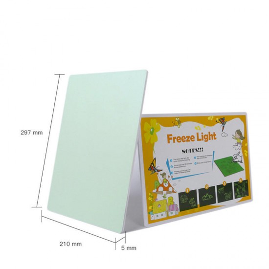 Elice A3/A4 Luminous Drawing Board Night Light Fluorescent Writing Tablet Educational Funny Toys for Childrens Boys Girls Early Education JSK-FA4 JSK-FA3