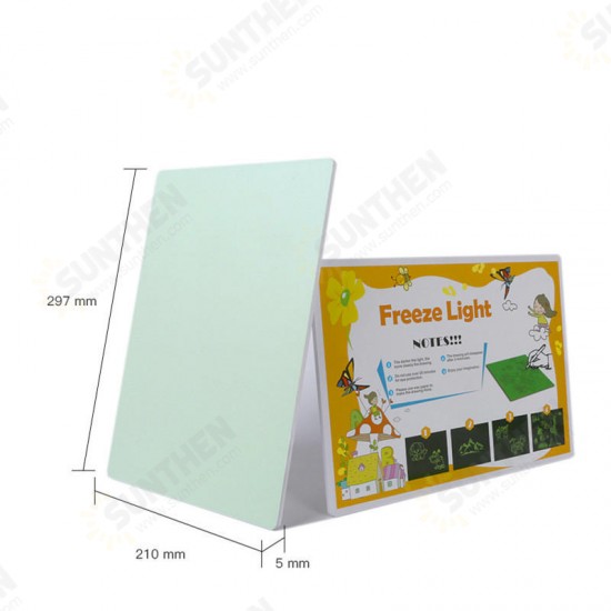 Elice A3/A4 Luminous Drawing Board Night Light Fluorescent Writing Tablet Educational Funny Toys for Childrens Boys Girls Early Education JSK-FA4 JSK-FA3