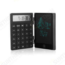 Folding Calculator Drawing Board 6-inch LCD Drawing Board Playing Computing Procedure Lock Screen Handwriting Content in English Folding Calculator Drawing Board 6-inch LCD Drawing Board Playing Computing Procedure Lock Screen Handwriting Content in English