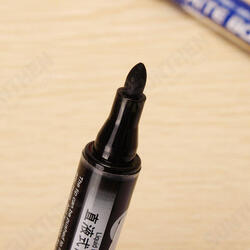 1.5-3mm Press Type Marker Pen High-capacity For White Board Black Blue 1.5-3mm Press Type Marker Pen High-capacity For White Board Black Blue