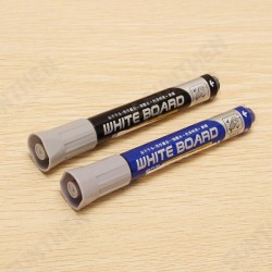 1.5-3mm Press Type Marker Pen High-capacity For White Board Black Blue 1.5-3mm Press Type Marker Pen High-capacity For White Board Black Blue