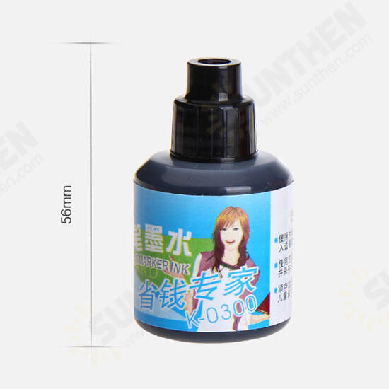 20ml Refill Ink Black Blue Red Refilling Ink Board Writing Erasable Marker Ink For White Board Marker Pen