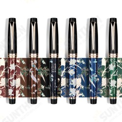 HD1837 Fountain Pen Flower Magpie Pattern 0.5MM Nib Fountain-Pens Gift Office Business Writing Set Stationery Supply HD1837 Fountain Pen Flower Magpie Pattern 0.5MM Nib Fountain-Pens Gift Office Business Writing Set Stationery Supply