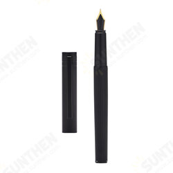 H1 Metal Fountain Aluminum Alloy Beautiful Black-golden Nib EF/F 0.4/0.5mm Size Writing Ink Pen for Business Office H1 Metal Fountain Aluminum Alloy Beautiful Black-golden Nib EF/F 0.4/0.5mm Size Writing Ink Pen for Business Office
