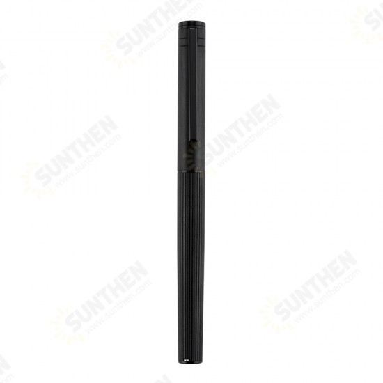 H1 Metal Fountain Aluminum Alloy Beautiful Black-golden Nib EF/F 0.4/0.5mm Size Writing Ink Pen for Business Office