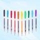 DTB6698 5/10 Colors Colorful Press Gel Pens 0.5mm Frosted Barrel Drawing Writing Pen Office School Supplies Gifts