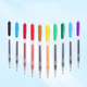 DTB6698 5/10 Colors Colorful Press Gel Pens 0.5mm Frosted Barrel Drawing Writing Pen Office School Supplies Gifts