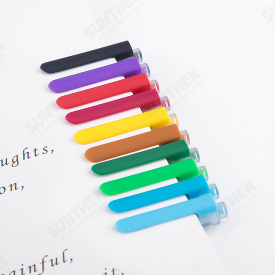 DTB6698 5/10 Colors Colorful Press Gel Pens 0.5mm Frosted Barrel Drawing Writing Pen Office School Supplies Gifts