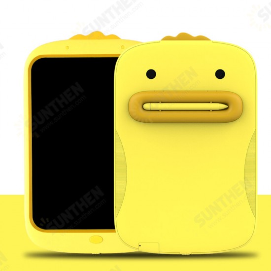 Little Yellow Duck Children Lcd Writing Tablet 10.1 inch Small LCD Blackboard Ultra Thin Digital Drawing Board Electronic Handwriting Notepad with Pen