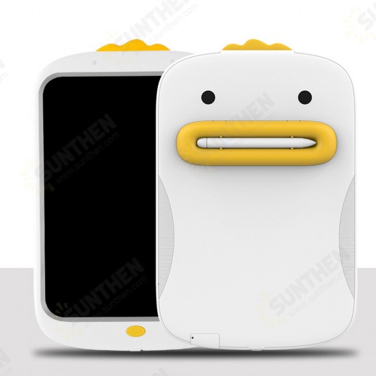 Little Yellow Duck Children Lcd Writing Tablet 10.1 inch Small LCD Blackboard Ultra Thin Digital Drawing Board Electronic Handwriting Notepad with Pen