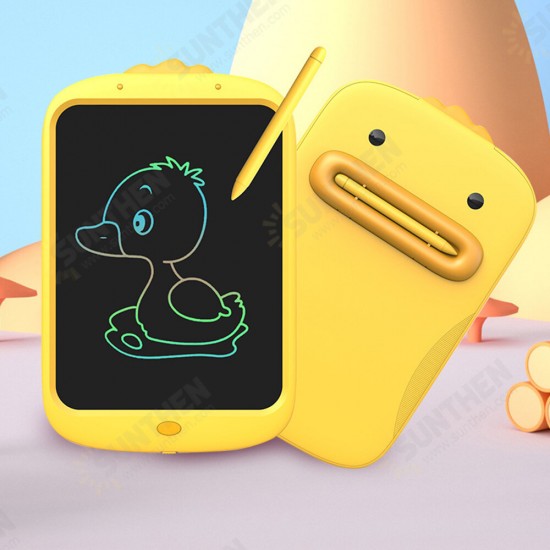 Little Yellow Duck Children Lcd Writing Tablet 10.1 inch Small LCD Blackboard Ultra Thin Digital Drawing Board Electronic Handwriting Notepad with Pen