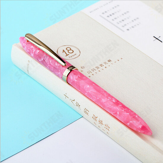 S1 Acrylic Resin Fountain Pen 0.38mm/0.5mm Nib Writing Signing Ink Pens Office School Stationery Supplies Gift for Friends Families