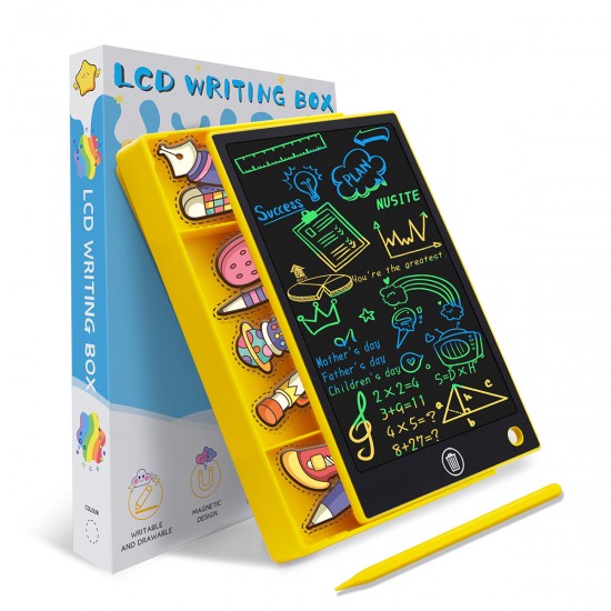 085C 8.5 Inch LCD Writing Tablet Colorful Multi-function 2 in 1 Pencil Box Drawing Doodle Board for Kids Students
