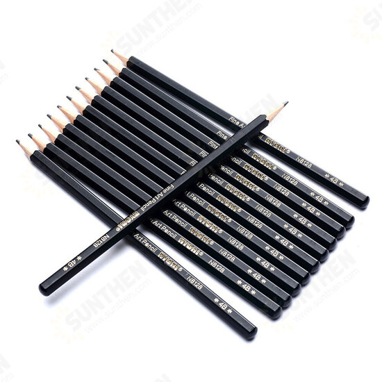 2B/HB/14B Sketch Pencil Set 12pcs/box Special Drawing Pencil Sketch Art Painting Stationery School Students Supplies