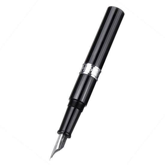 471 Resin Short Fountain Pen 0.5mm F Nib Protable Writing Signing Pen Gift