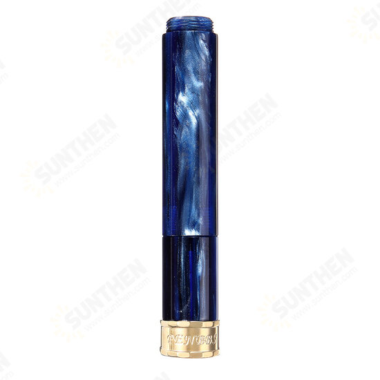 471 Resin Short Fountain Pen 0.5mm F Nib Protable Writing Signing Pen Gift