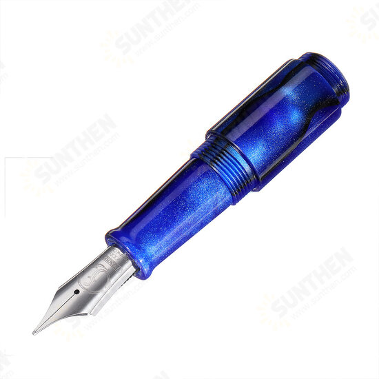 471 Resin Short Fountain Pen 0.5mm F Nib Protable Writing Signing Pen Gift