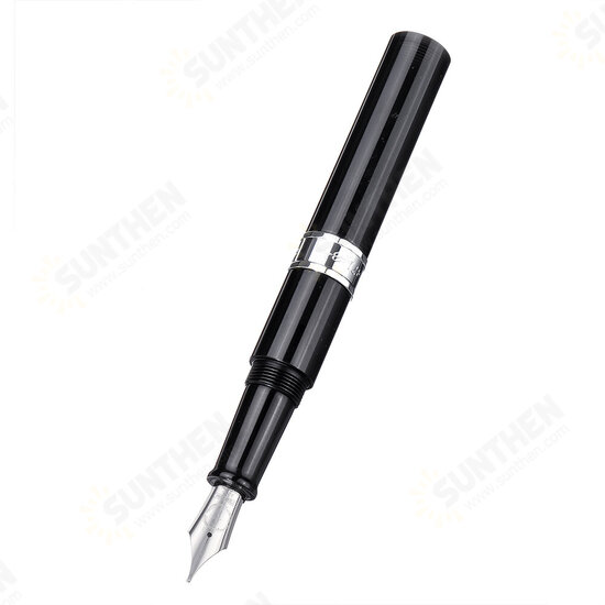 471 Resin Short Fountain Pen 0.5mm F Nib Protable Writing Signing Pen Gift