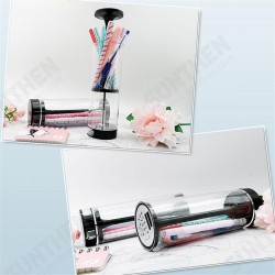 Transparent lifting Pencil Case Press Multifunction Pen Box With Mirror Calculator Whiteboard Pen Wiper For School Art Supplies Transparent lifting Pencil Case Press Multifunction Pen Box With Mirror Calculator Whiteboard Pen Wiper For School Art Supplies
