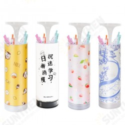 Transparent lifting Pencil Case Press Multifunction Pen Box With Mirror Calculator Whiteboard Pen Wiper For School Art Supplies Transparent lifting Pencil Case Press Multifunction Pen Box With Mirror Calculator Whiteboard Pen Wiper For School Art Supplies