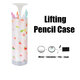 Transparent lifting Pencil Case Press Multifunction Pen Box With Mirror Calculator Whiteboard Pen Wiper For School Art Supplies