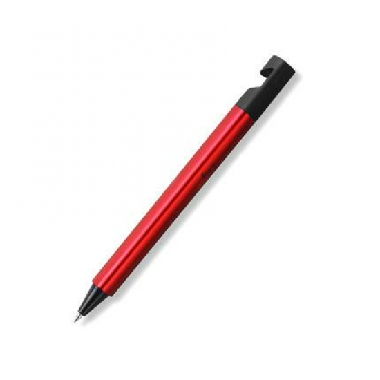 1PC Multifunctional 2 In 1 Gel Pen & Mobile Phone Holder 0.5mm Rotating Gel Pen Black Ink Writing Pens