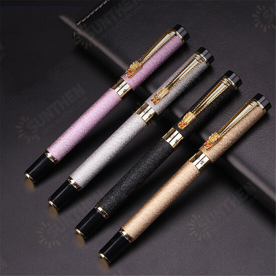 1116 Metal Fountain Pen 0.5MM Dragon Head Pen Business Office Signature Pen Student Calligraphy Pen