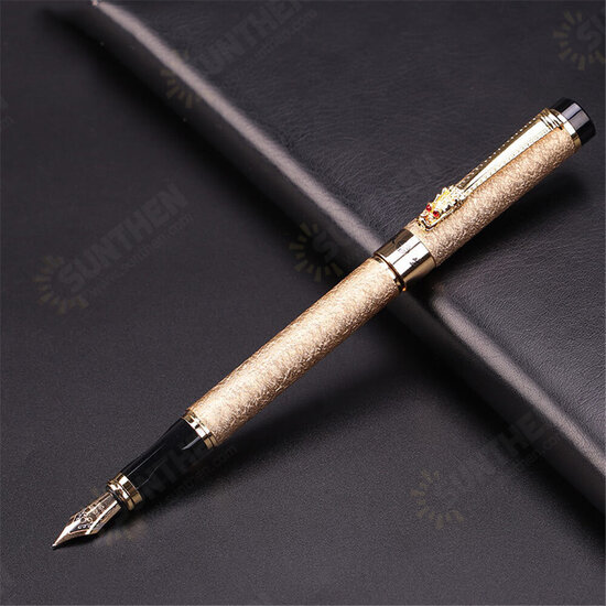 1116 Metal Fountain Pen 0.5MM Dragon Head Pen Business Office Signature Pen Student Calligraphy Pen