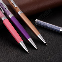 ZKE4723 1 Piece Metal 1.0mm Diamond Ballpoint Pen Crystal Smooth Writing Pens for Office School Supplies ZKE4723 1 Piece Metal 1.0mm Diamond Ballpoint Pen Crystal Smooth Writing Pens for Office School Supplies