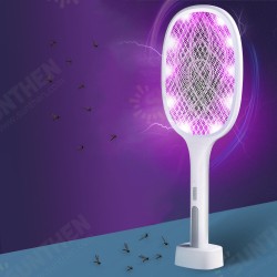 2 In 1 6/10 LED Mosquito Killer Lamp 3000V Electric Mosquito Swatter USB Rechargeable Insect Mosquito Repellent Trap 2 In 1 6/10 LED Mosquito Killer Lamp 3000V Electric Mosquito Swatter USB Rechargeable Insect Mosquito Repellent Trap