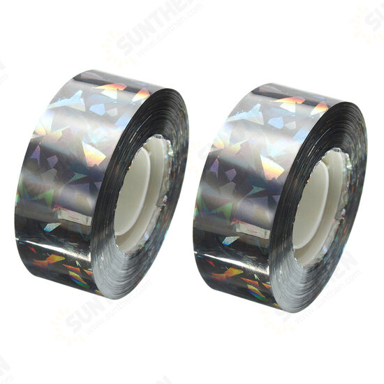 90M Bird Deterrent Tape Audible Visual Flash Pigeon Scare Ribbon Decorative Tape