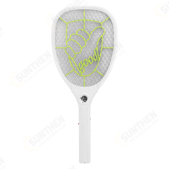 Electric Mosquito Racket Battery Portable Electric Mosquito Swatter Mini USB Charging Function Mosquito Killer