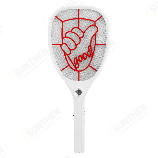 Electric Mosquito Racket Battery Portable Electric Mosquito Swatter Mini USB Charging Function Mosquito Killer