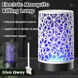 Mosquito Killing Lamp 360 Degrees Trapping USB Charging Cable Power UV Mosquito Killer Mosquito Killing Lamp 360 Degrees Trapping USB Charging Cable Power UV Mosquito Killer